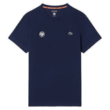 Men's Roland Garros Classic Tennis T-Shirt,Apparel,Lacoste,,,Tennis Express,TH8309-166-4
