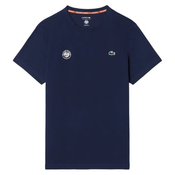 Men's Roland Garros Classic Tennis T-Shirt,Apparel,Lacoste,,,Tennis Express,TH8309-166-4
