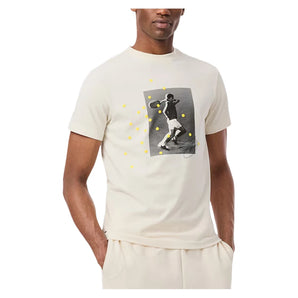 Men's Novak Djokovic Signature Tennis T-Shirt Lapland-Apparel-Lacoste-TH9957-XFJ-Tennis Express