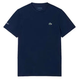 Men's Novak Djokovic Tennis T-Shirt Navy-Apparel-Lacoste-TH9973-166-1-Tennis Express