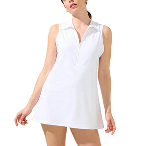 Women's The Hampton Tennis Dress-Apparel-Bobbe-THD-S25-White-Tennis Express