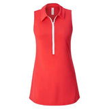 Women's The Hampton Tennis Dress-Apparel-Bobbe-THD-U25-Red3-Tennis Express