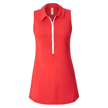 Women's The Hampton Tennis Dress-Apparel-Bobbe-THD-U25-Red3-Tennis Express