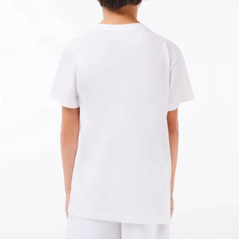 Boys' Breathable Cotton Blend Tennis Jersey-Apparel-Lacoste-TJ8811-F24-001-1-Tennis Express