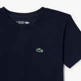Boys' Breathable Cotton Blend Tennis Jersey-Apparel-Lacoste-TJ8811-F24-166-1-Tennis Express