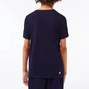 Boys' Breathable Cotton Blend Tennis Jersey-Apparel-Lacoste-TJ8811-F24-166-2-Tennis Express
