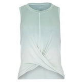 Women's Ombre Twist Front Tennis Tank-Apparel-Thrive Societe-TK40184563-U25SEAFOAM-Tennis Express