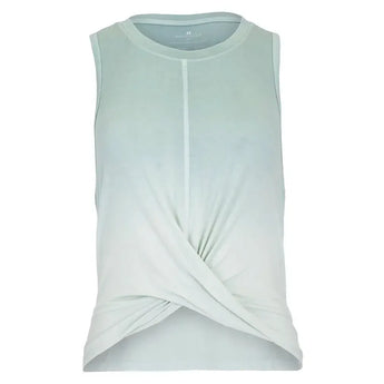 Women's Ombre Twist Front Tennis Tank-Apparel-Thrive Societe-TK40184563-U25SEAFOAM-Tennis Express