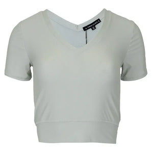 Women's Double-V Crop Tennis Top-Apparel-Thrive Societe-TK4094120-525-Tennis Express