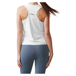 Women's UPF Performance Racer Tennis Tank White-Apparel-Thrive Societe-TK4170543-WHTF25-1-Tennis Express