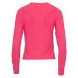 Women's Perforated Long Sleeve Top Solar Pink,Apparel,Thrive Societe,,,Tennis Express,TK4230714-1
