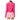 Women's Perforated Long Sleeve Tennis Top Solar Pink
