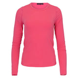 Women's Perforated Long Sleeve Top Solar Pink,Apparel,Thrive Societe,,,Tennis Express,TK4230714