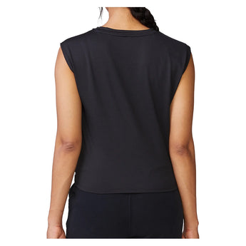 Women's Knot Front Tennis Tank Black,Apparel,Thrive Societe,,,Tennis Express,TK4243203_BLACK-2
