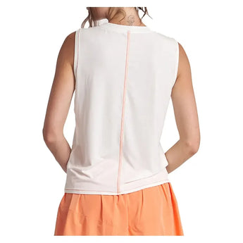 Women's Contrast Stitch Muscle Tennis Tank White-Apparel-Thrive Societe-TK4715563_WHITE-1-Tennis Express
