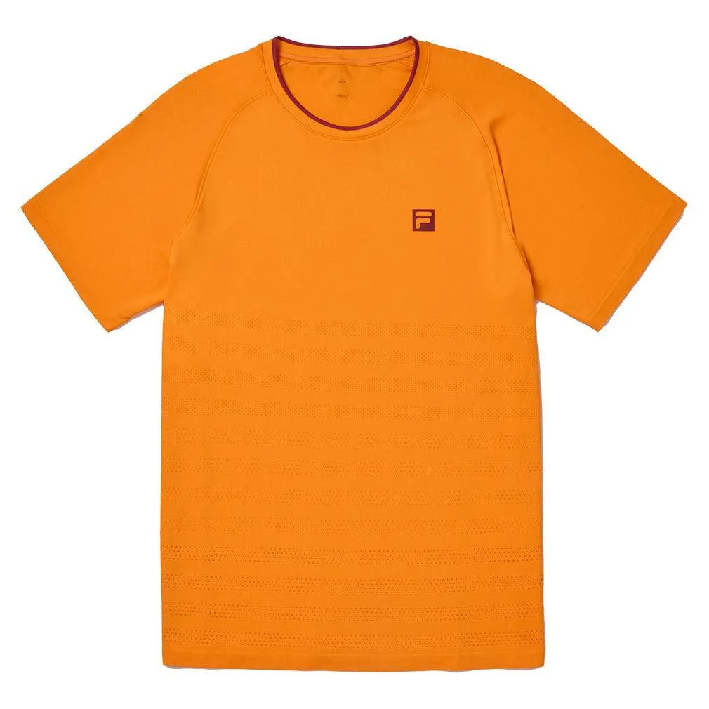 Fila Men's Center Court Ace Seamless Tennis Crew Red | Tennis Express