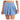 Women's Piped Pleated Tennis Skort Bay Blue and White-Apparel-Thrive Societe-TM7011024-BLUS25-3-Tennis Express