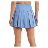 Women's Piped Pleated Tennis Skort Bay Blue and White-Apparel-Thrive Societe-TM7011024-BLUS25-4-Tennis Express