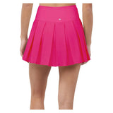 Women's Endure Piped Pleated Tennis Skort Dragon Fruit and Azalea-Apparel-Thrive Societe-TM7011024-DFAS25-4-Tennis Express