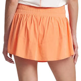 Women's Smocked Waist Tiered Tennis Skort-Apparel-Thrive Societe-TM7067064_NECTARINE_1-Tennis Express