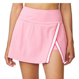 Women's Tape Trim Wrap Front Skort Pure Pink and Solar Pink,Apparel,Thrive Societe,Pure Pink/Solar Pink,XS,Tennis Express,TM7260598-PPSP
