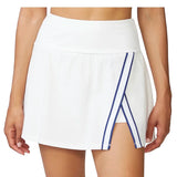 Women's Tape Trim Wrap Front Skort White and Night Sky,Apparel,Thrive Societe,White/Night Sky,XS,Tennis Express,TM7260598-WNS