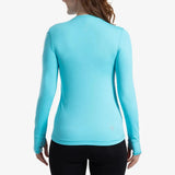Women's 24/7 Long Sleeve Tennis Crew-Apparel-BloqUV-TQ-1-Tennis Express
