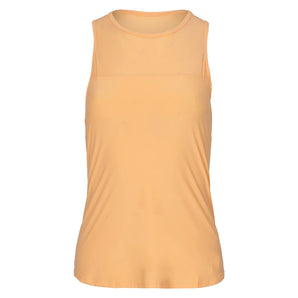 Women's Love All Tennis Tank Peach-Apparel-Bobbe-TRC-LAT-1100-Tennis Express