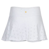 Women's Varsity Tennis Skort White-Apparel-Bobbe-TRC-VS-2001-1-Tennis Express