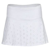 Women's Varsity Tennis Skort White-Apparel-Bobbe-TRC-VS-2001-Tennis Express