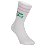 Tennis Vibes Socks Pink and Green-Socks-Runway Athletics-TVBPG-U24-Tennis Express