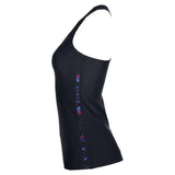 Women's Game Flaming Boa Bonded Tennis Tank Nero Hot Pink-Apparel-Ultracor-TW322FB228-SPRB-S23-1-2-[Sku]-Tennis Express