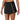 Womens Backspin A-Line Tennis Skort Black and Peach Pink