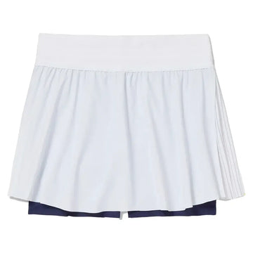 Women's Center Court Swift 13.5 Inch Tennis Skort White and Skyway