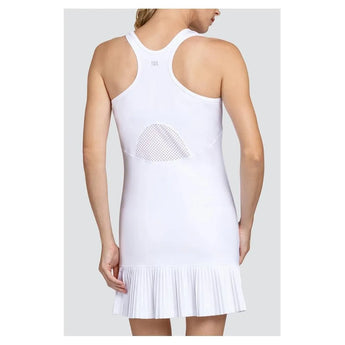 Women's Coletta Tennis Dress-Apparel-Tail-TX2644-B19-Back-White-Tennis Express