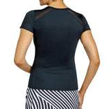 Women's Lorenia Short Sleeve Tennis Top-Apparel-Tail-TX2967-B-B-Tennis Express