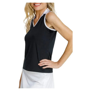 Women's Sakura Tennis Tank Onyx-Apparel-Tail-TX3064-9009F25-1-Tennis Express