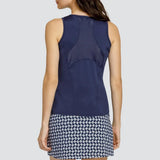 Women's Eudora Tennis Tank Navy Blue-Apparel-Tail-TX3151-5347F24-1-Tennis Express
