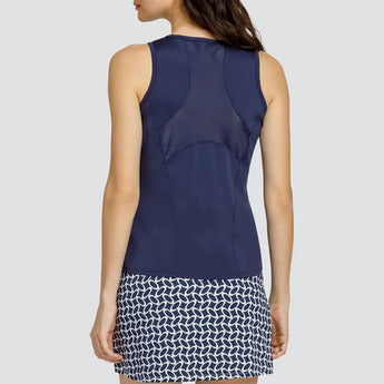 Women's Eudora Tennis Tank Navy Blue-Apparel-Tail-TX3151-5347F24-1-Tennis Express