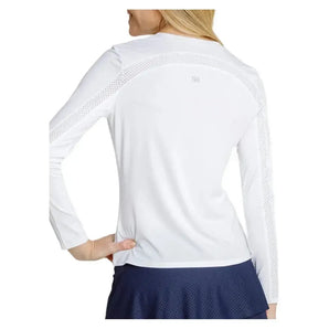 Women's Gastonia Long Sleeve Tennis Top Chalk-Apparel-Tail-TX3203-1209F25-1-Tennis Express