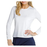 Women's Gastonia Long Sleeve Tennis Top Chalk-Apparel-Tail-TX3203-1209F25-Tennis Express