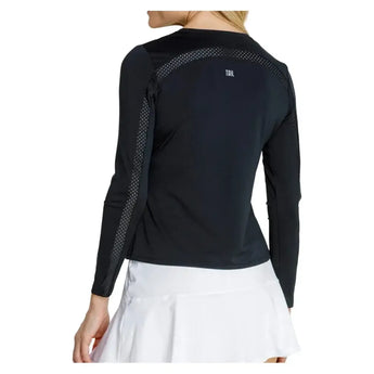 Women's Gastonia Long Sleeve Tennis Top Onyx-Apparel-Tail-TX3203-9009F25-1-Tennis Express
