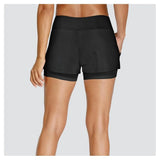 Women's Lulie 4 Inch Tennis Short Onyx-Apparel-Tail-TX6129-9002B-4-Tennis Express