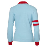 Women's Mulligan Sweater Light Blue and Red,Apparel,Bubble,,,Tennis Express,ULS-LBR-1