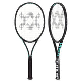 Team Speed Prestrung Tennis Racquet Black and Turquoise-Racquets-Volkl-V12603-x-Tennis Express