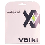 Classic Synthetic Gut 16G Tennis String Optic Yellow-Strings-Volkl-V22508-SET-1-Tennis Express