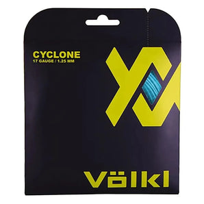 Cyclone 17g Tennis String Neon Blue-Strings-Volkl-V24407-SET-Tennis Express