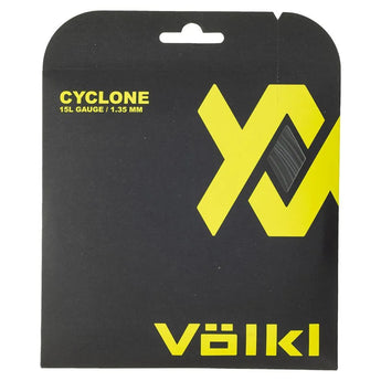 Cyclone 15L Tennis String Black-Strings-Volkl-V29901SET-Tennis Express