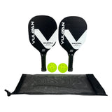 Mantra Pickleball Paddle Set-Racquets-Vulcan-V2PKMANTRA-BLK-Tennis Express