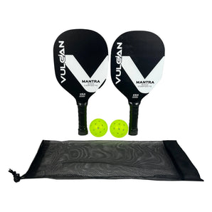 Mantra Pickleball Paddle Set-Racquets-Vulcan-V2PKMANTRA-BLK-Tennis Express